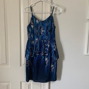 Blue cocktail dress